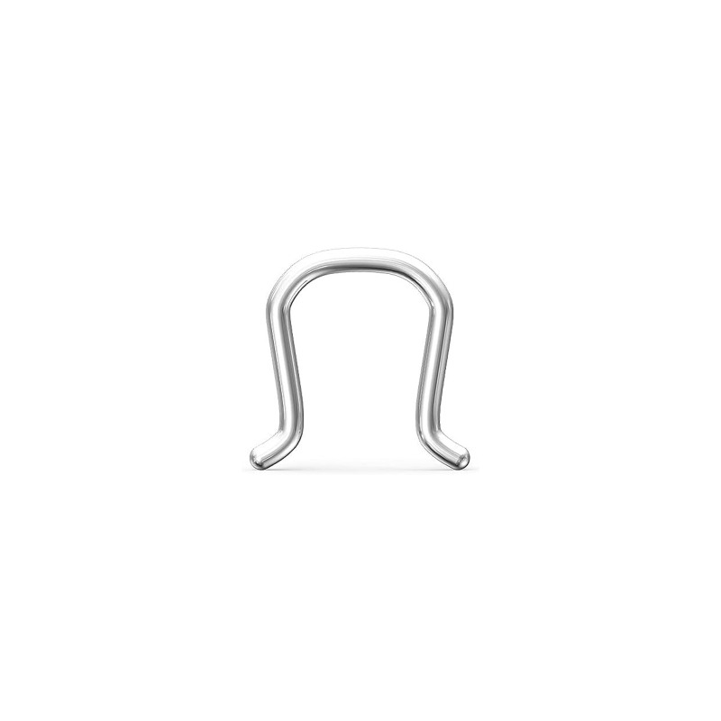 Stainless Steel 16G Minimalist U-Shaped Septum Ring