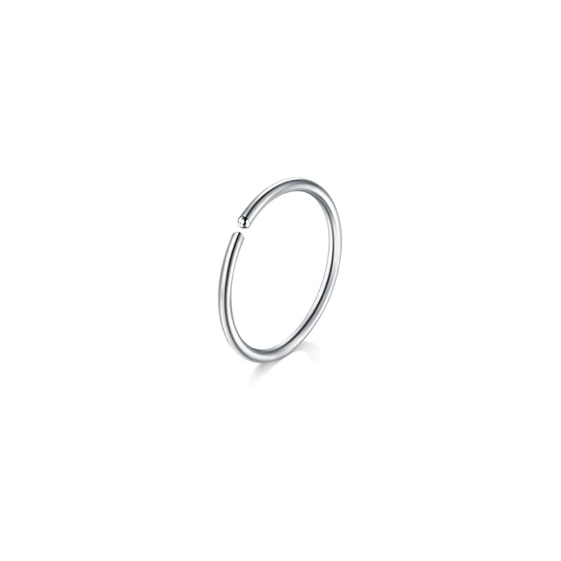 Titanium Plain Seamless Nose Ring